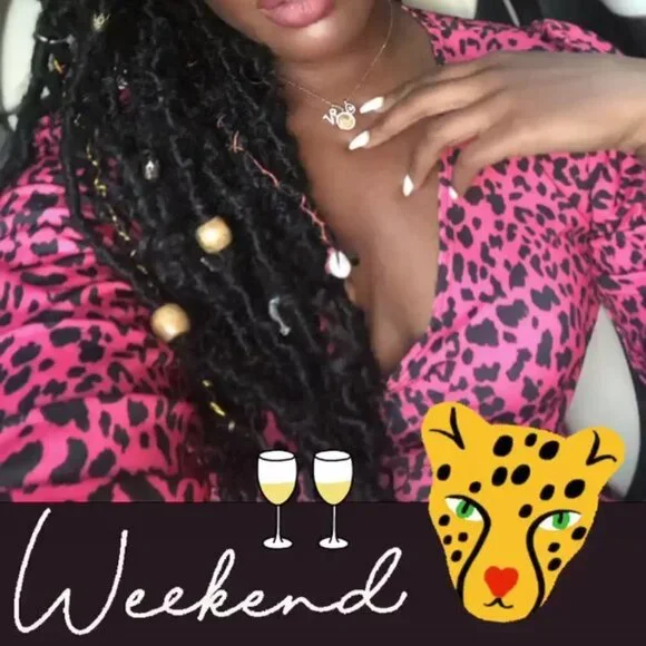 Nasty Gal Animal Instincts Leopard Print Puff Balloon Stretch Midi Dress 2 - Picture 10 of 10